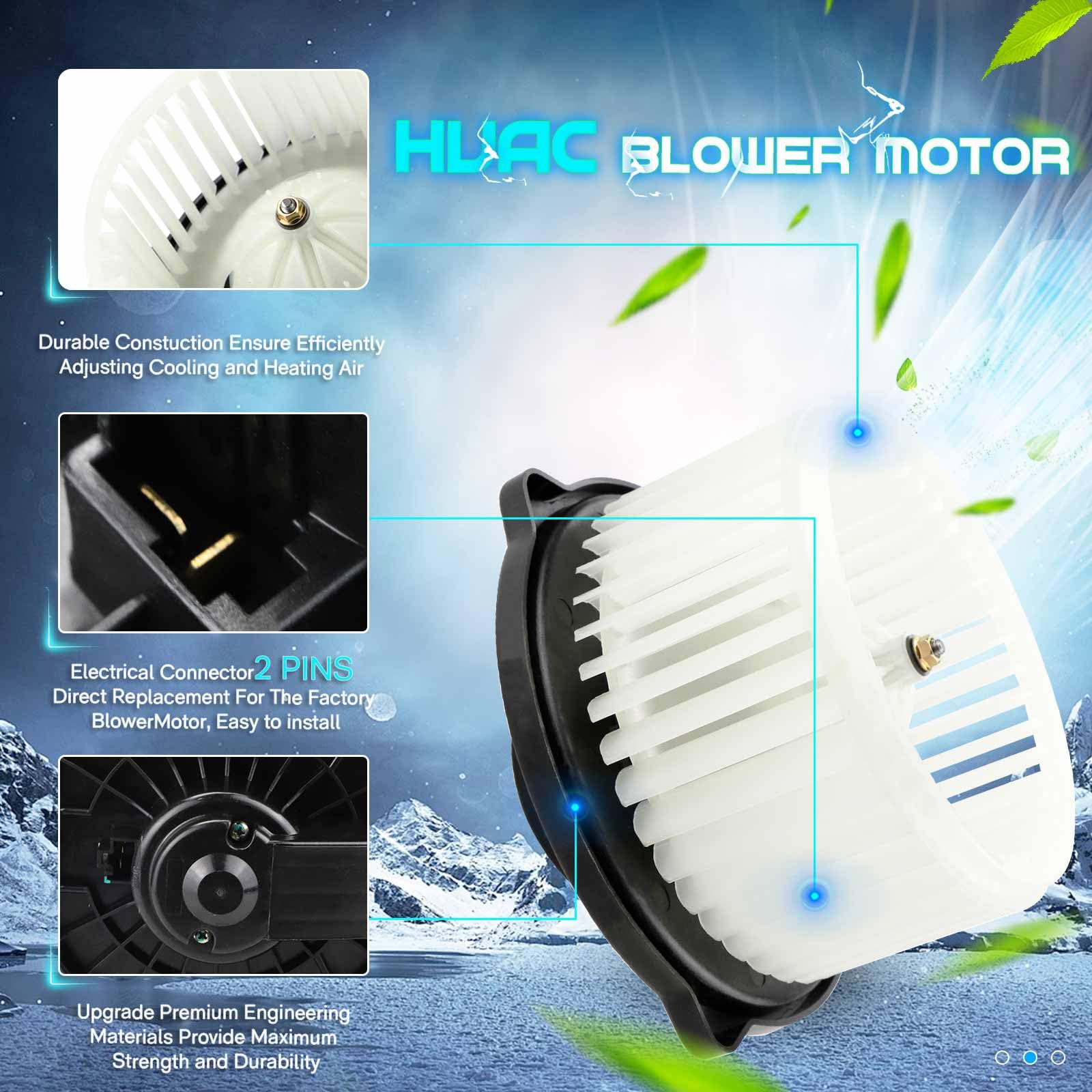 ILONPA blower motor installed in vehicle demonstrating restored cabin airflow