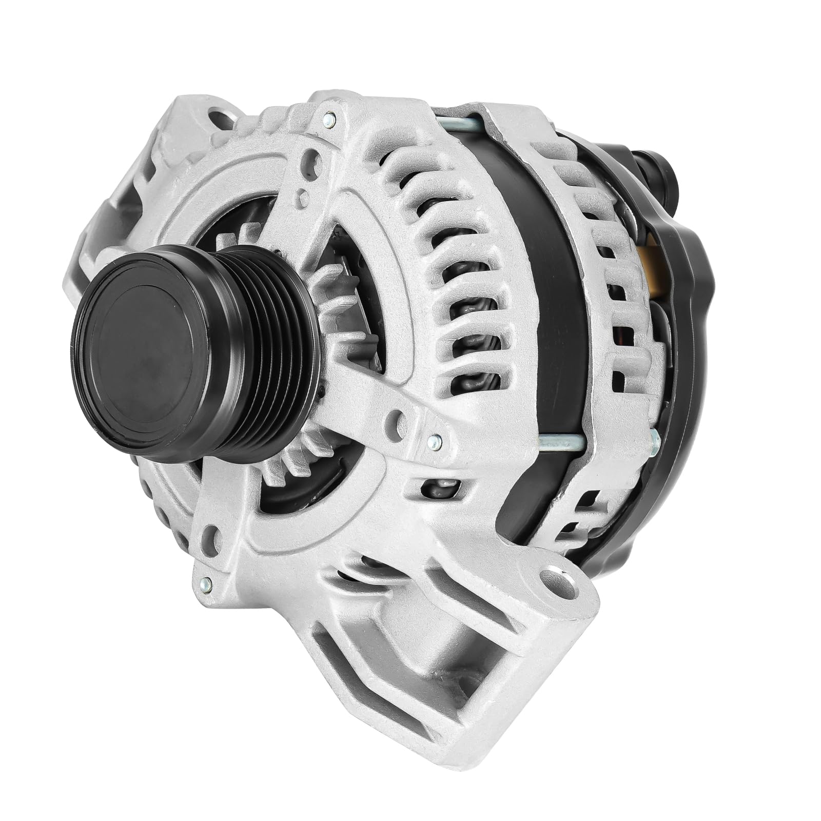 ILONPA alternator front assembly showing mounting points and pulley, ensures easy fit