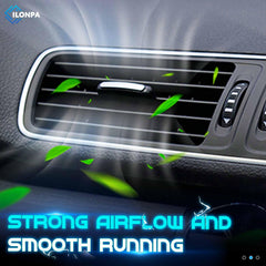ILONPA motor housing with label showing durable materials and part compatibility