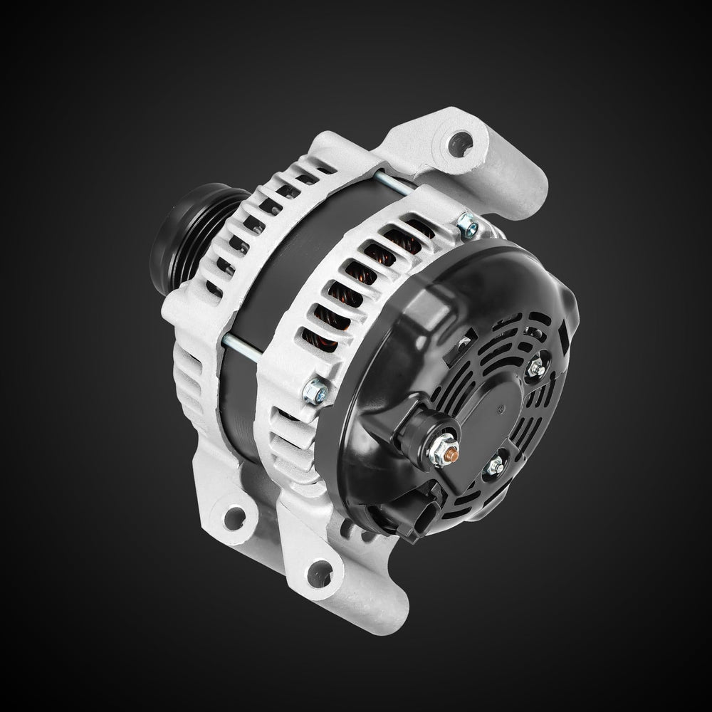 ILONPA boxed alternator with warranty card, assures buyer of remanufactured quality and coverage
