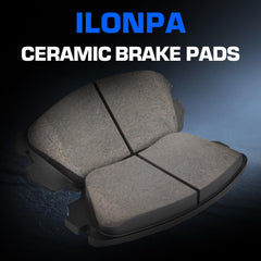 ILONPA backing plate coating close-up showing corrosion protection for durability
