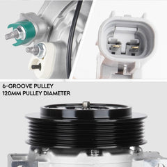 ILONPA pulley grooves detail showing six-groove design for belt traction benefit