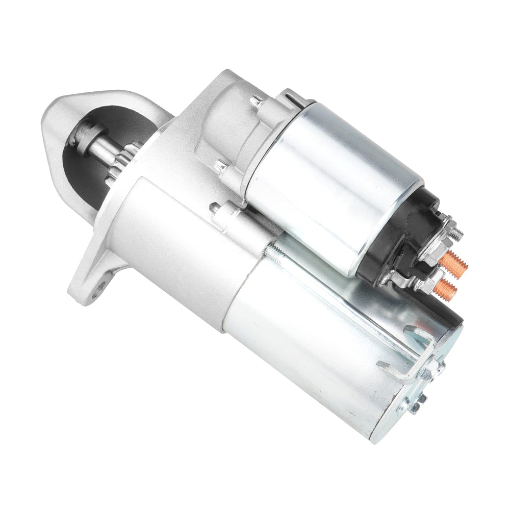ILONPA starter front view showing full housing and mounting flange, reliable replacement