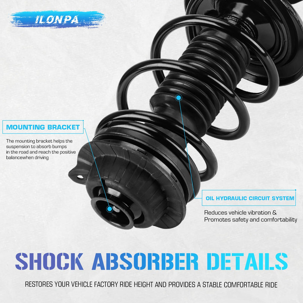 ILONPA strut label and reference numbers aiding accurate compatibility