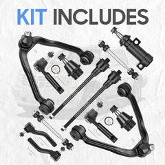 ILONPA tie rod ends group highlighting durable threads and improved steering precision