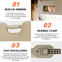 ILONPA swivel hinge closeup showing secure multi-angle adjustment for glare control