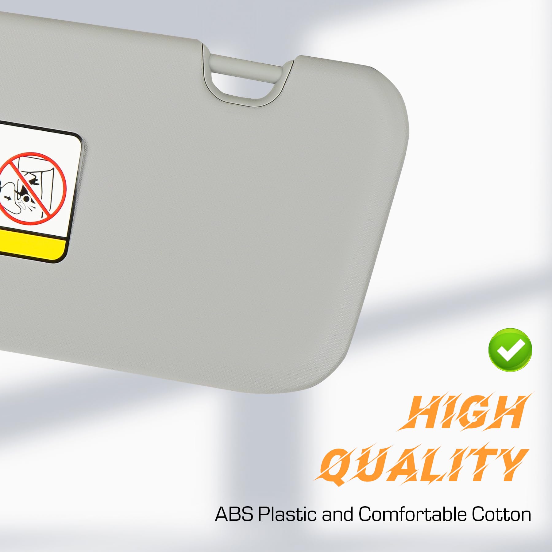 ILONPA visor underside with mounting bracket highlights secure snap-in benefit