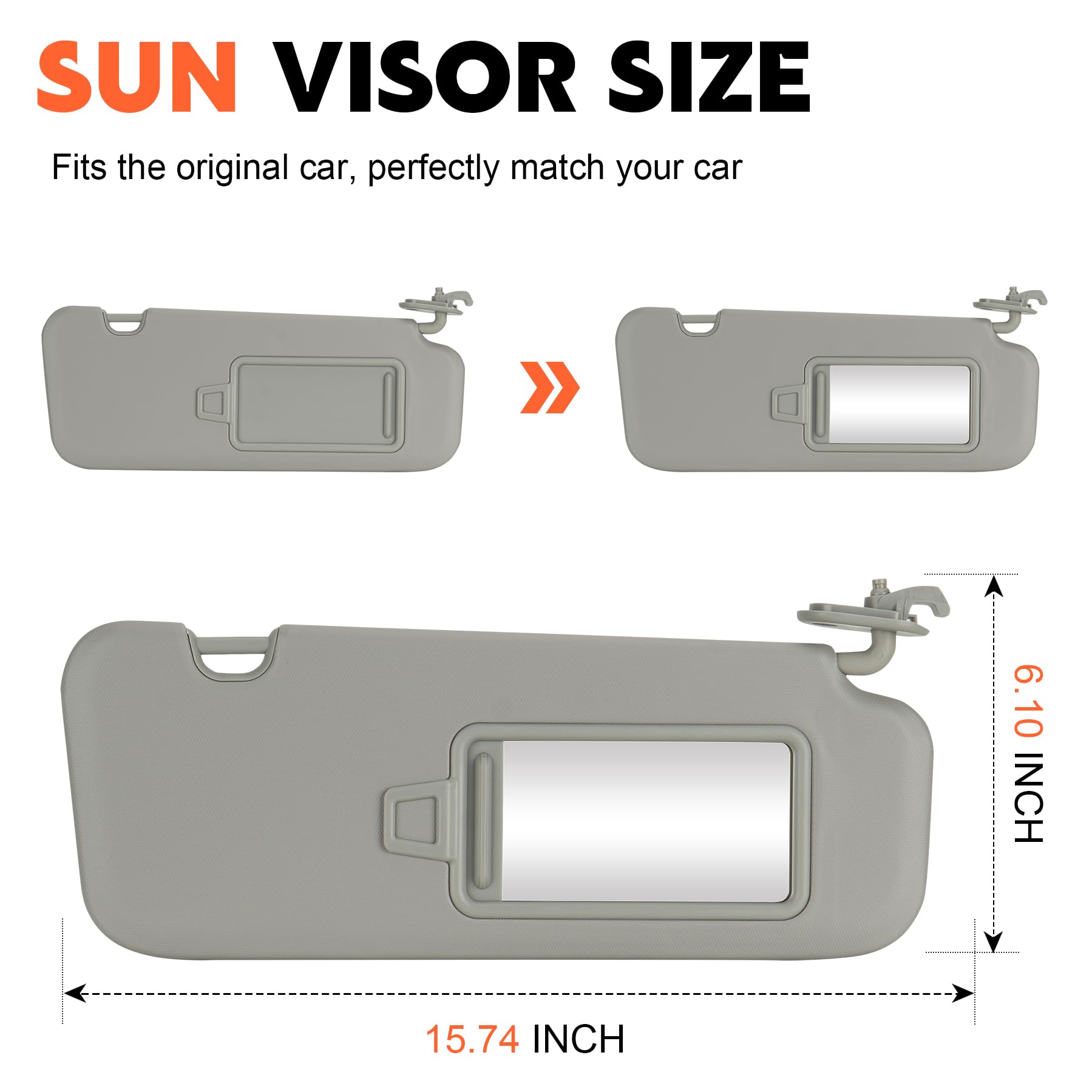 ILONPA visor fabric close-up displays texture and durable finish benefit
