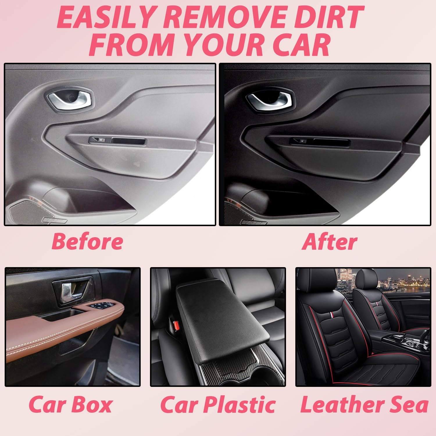 ZannWnm Car Interior Cleaner Spray 2-Pack (2×100ml) – view 6