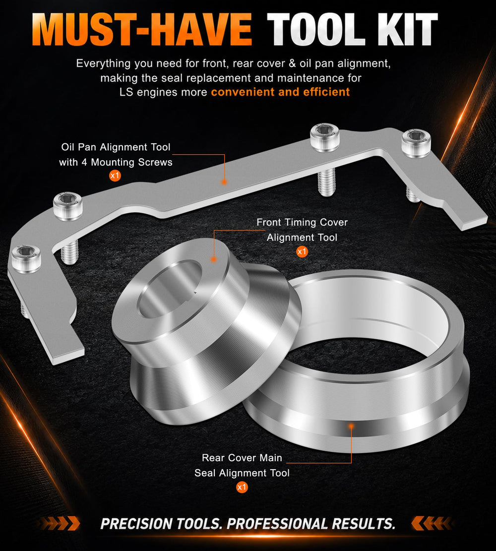 Bonbo LS-Series Billet Front & Rear Cover and Oil Pan Alignment Tool Kit – view 8