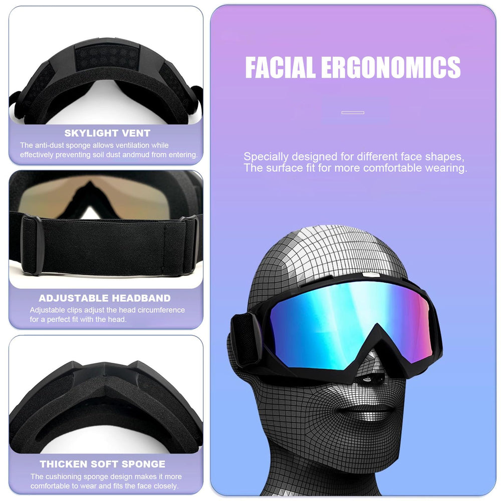 immoono goggles paired with helmet demonstrating helmet compatibility