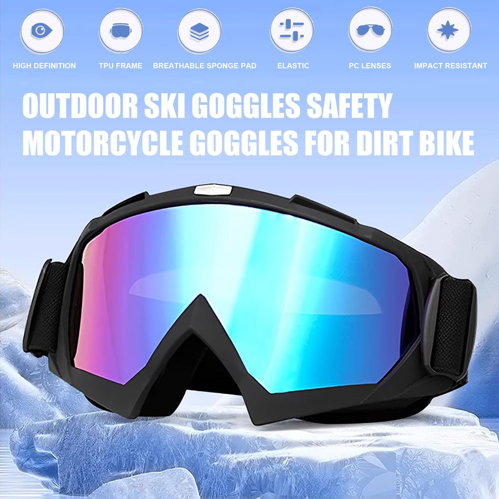 immoono worn on motorcycle illustrating windproof and dustproof protection