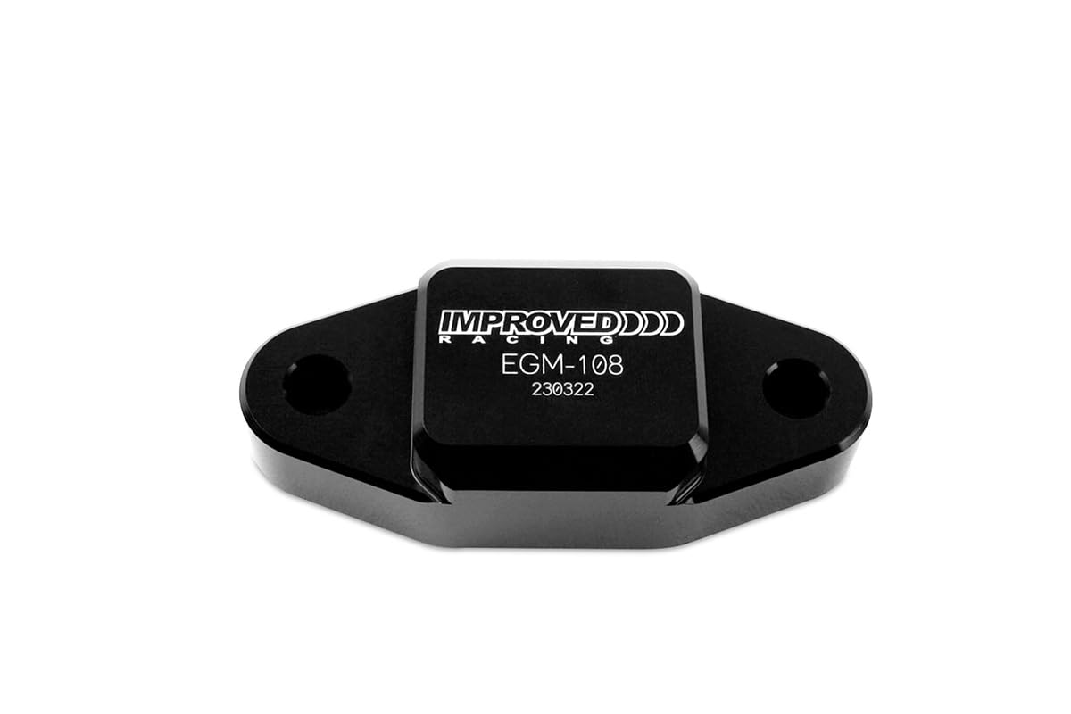 Improved Racing installed on LS oil pan above filter, provides direct bolt-on compatibility