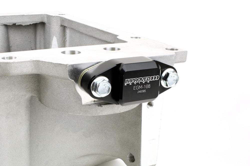 Improved Racing close-up of internal porting detail, reduces oil flow restriction