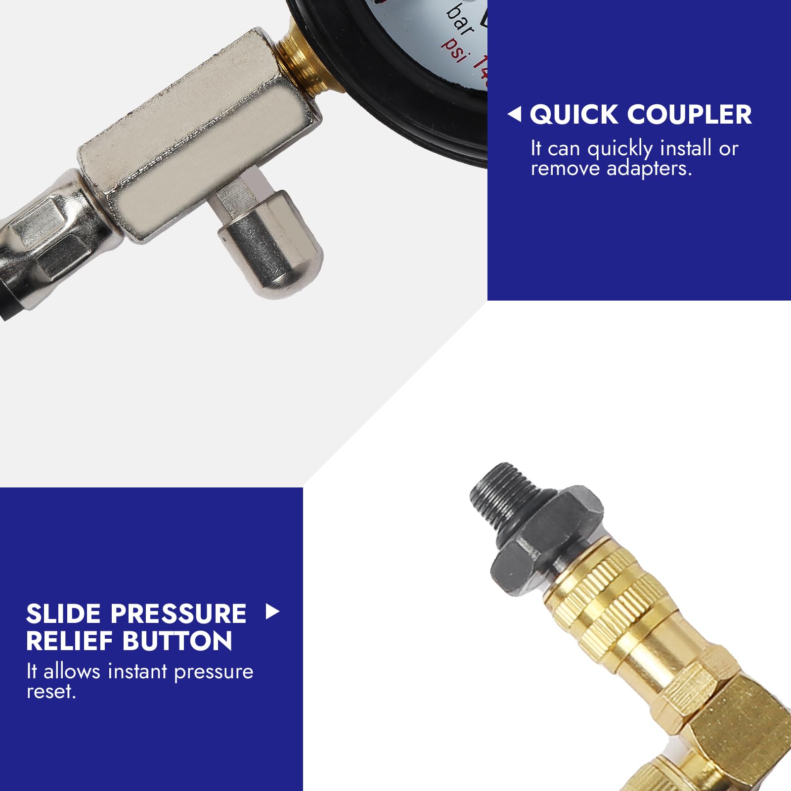 IMSTMTER brass fittings close-up demonstrating durable leak-resistant coupling