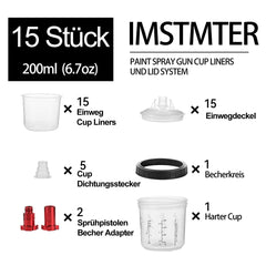 IMSTMTER clear disposable liner close-up highlighting easy single-use cleanup