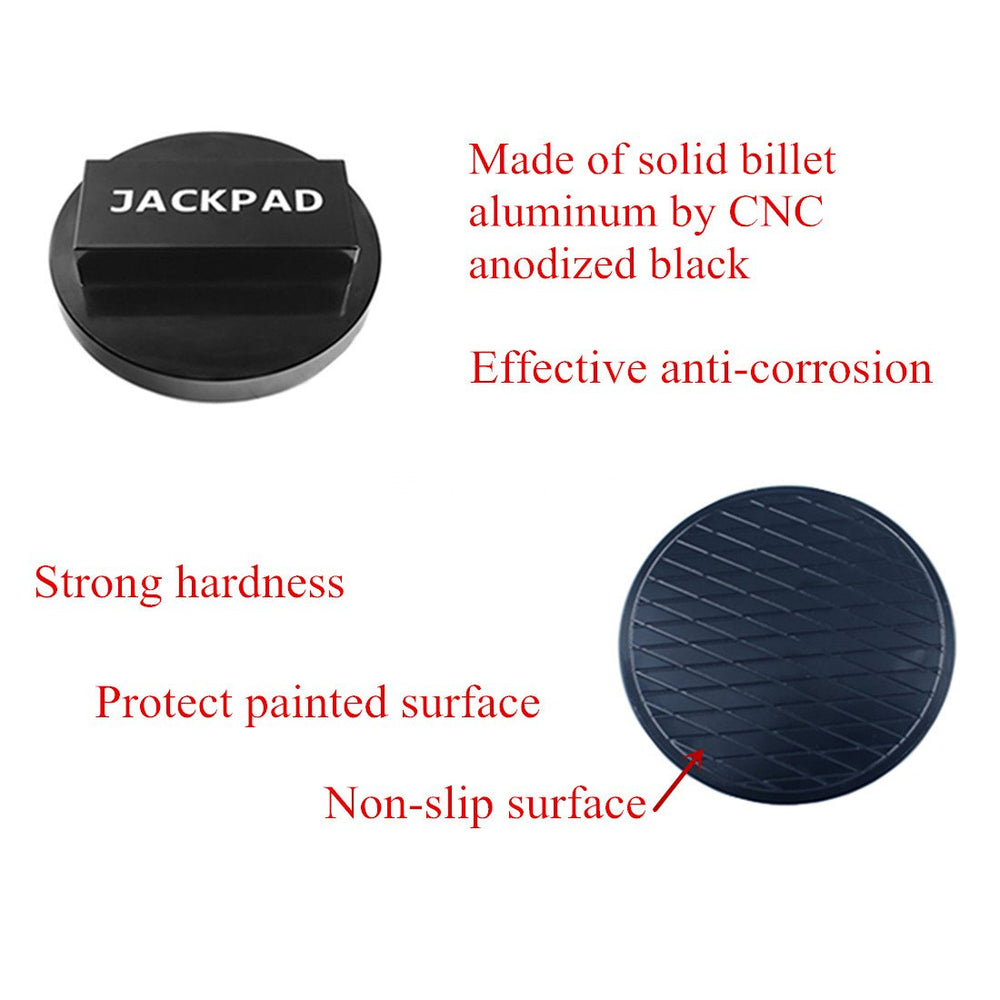 imUfer jack pad textured rubber base for improved jack grip
