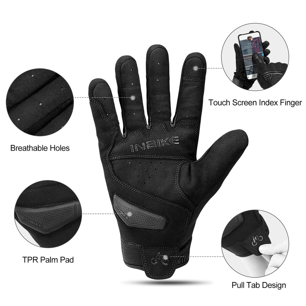 INBIKE hard knuckle close-up highlighting impact protection