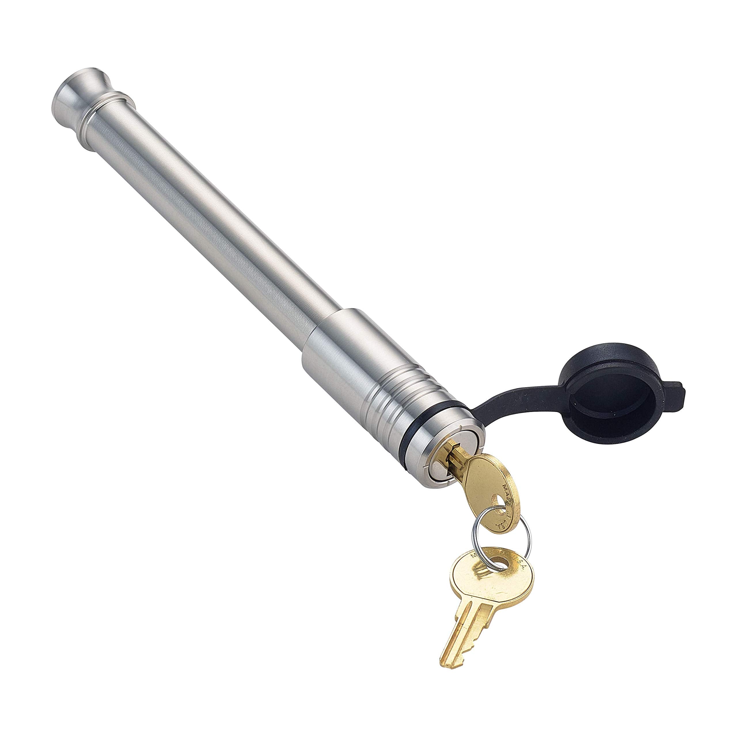 InfiniteRule Security front view of hitch lock showing secure fit and theft protection