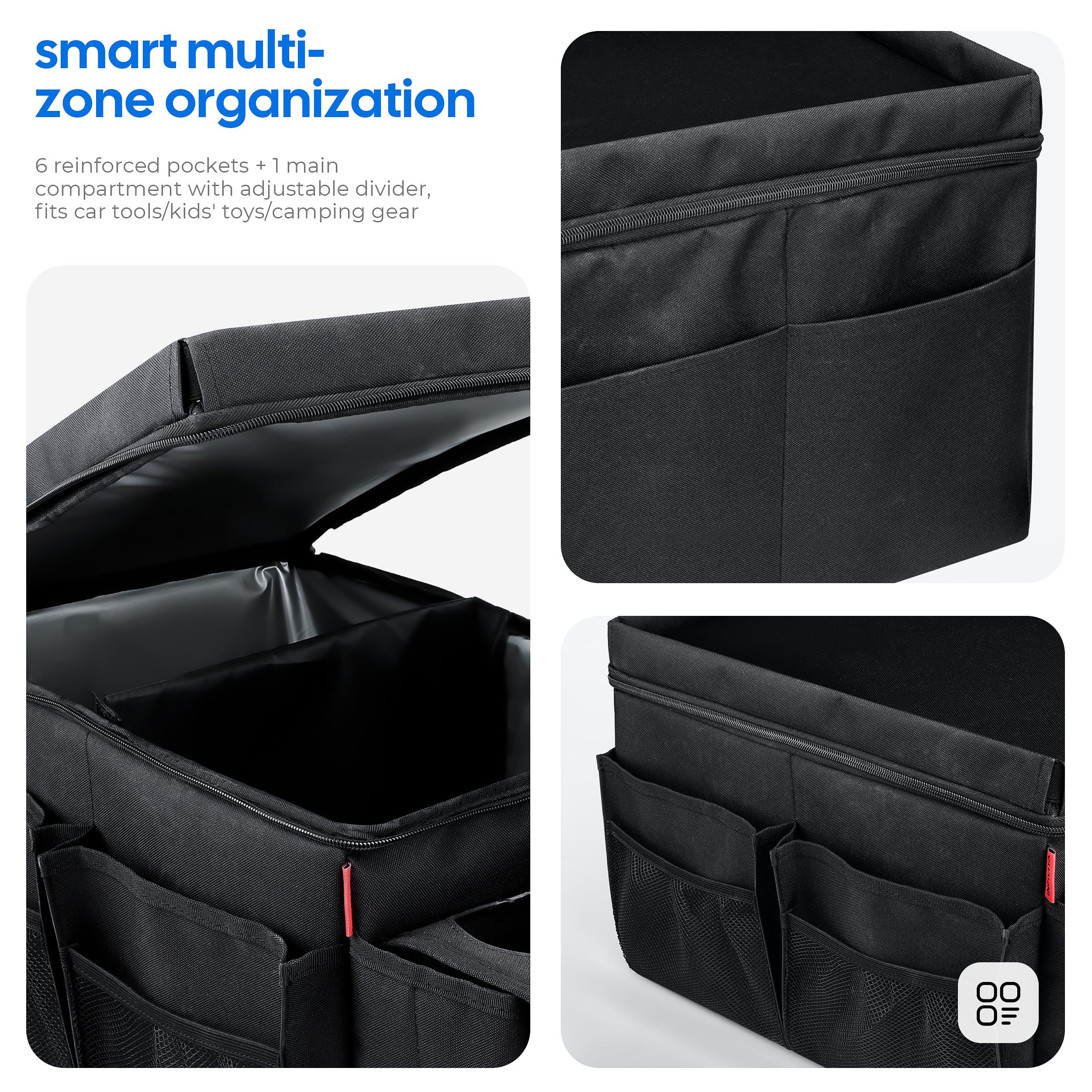 INFIVITA removable divider creating two compartments for flexible storage