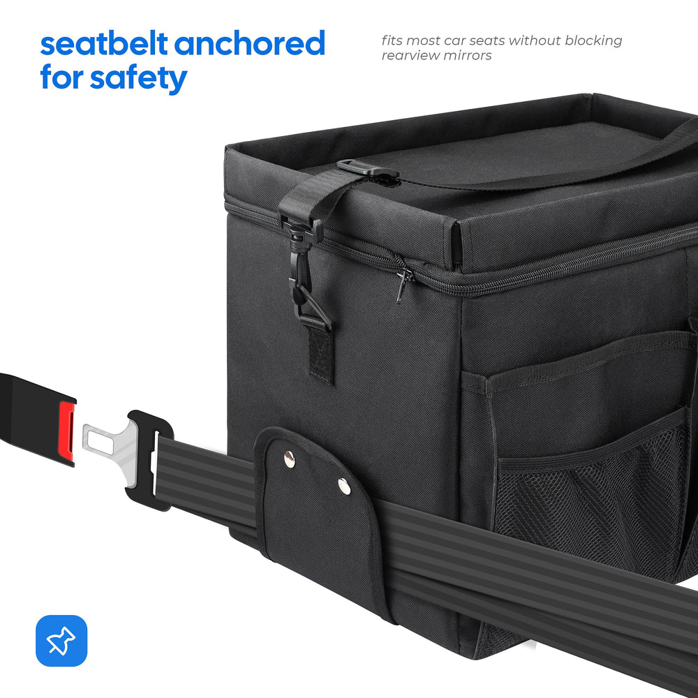 INFIVITA side pocket with tissue holder for convenient access on the go