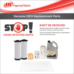 Ingersoll Rand filter pleat closeup highlighting media quality for improved protection