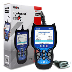 Innova 3040RS front view showing controls and clear menu for quick diagnostics