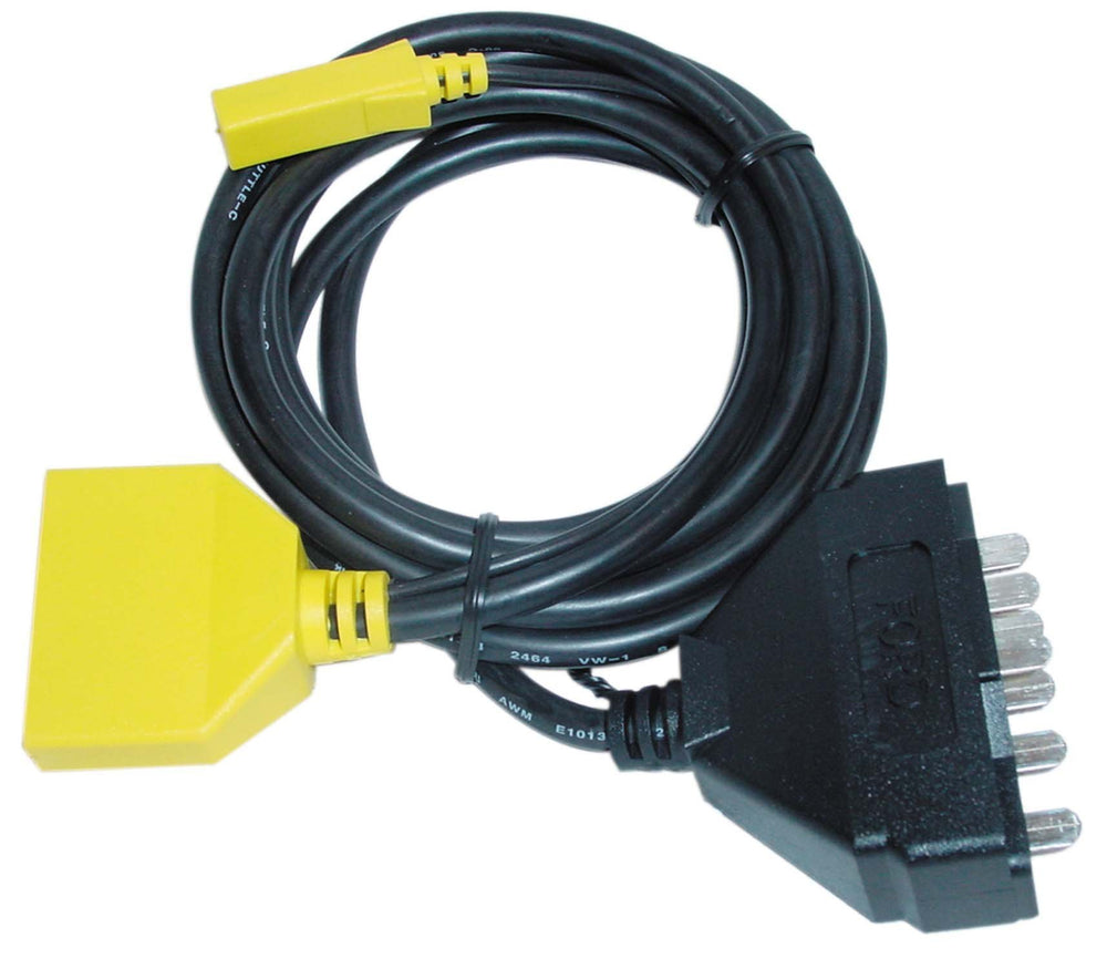 Innova front connector close-up showing durable plug and improved reach
