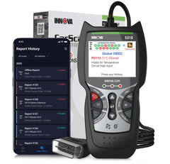 Innova 5310 front unit showing keypad and sturdy housing for reliable diagnostics
