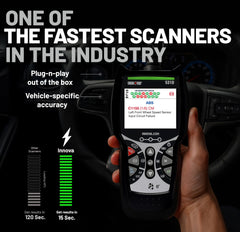 Innova 5310 screen displaying live data like RPM and oil temperature for accurate checks