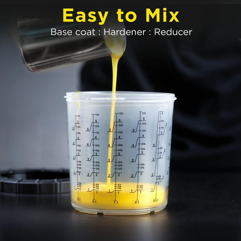 InoKraft spray gun in use with liner showing less cleanup and faster workflow