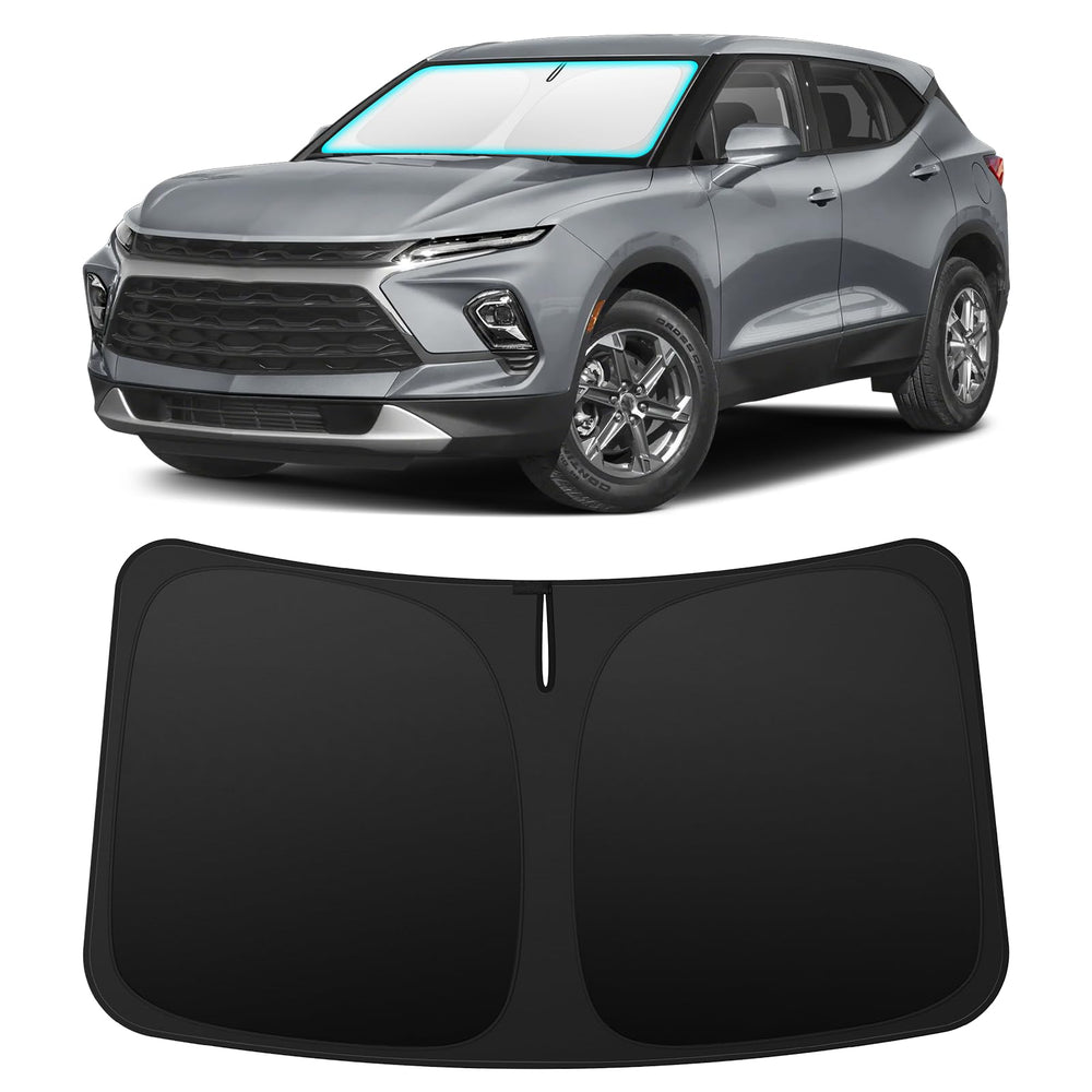 INSAUTO front view of shade showing tailored Blazer fit and full coverage