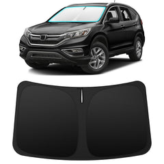 INSAUTO front view on Honda CR-V showing full windshield coverage and protection