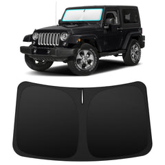 INSAUTO windshield front view showing full fit and clean coverage benefit