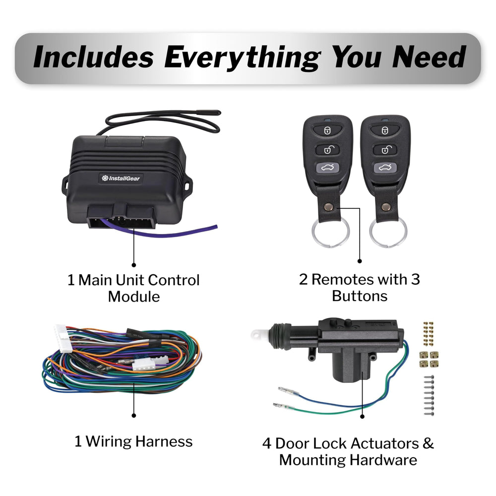 InstallGear door actuator detail illustrating sturdy mechanism for reliable locking