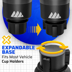 Integral Hydro Expander close-up of mug handle slot allowing secure carry