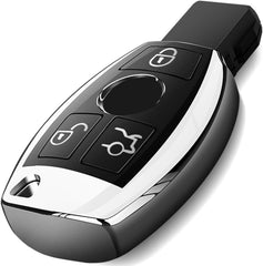 Intermerge Mercedes key cover front view showing sleek protection and style