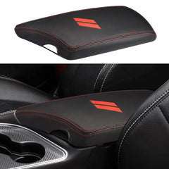 INTGET front view of center console cover showing fit and red accents