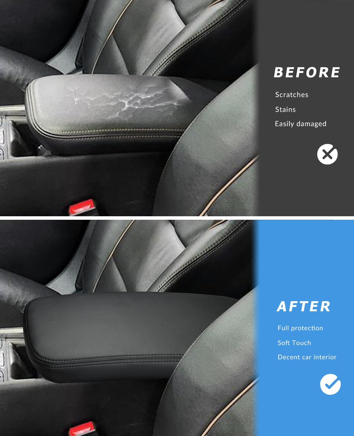 INTGET microfiber leather close-up showing texture and durable finish