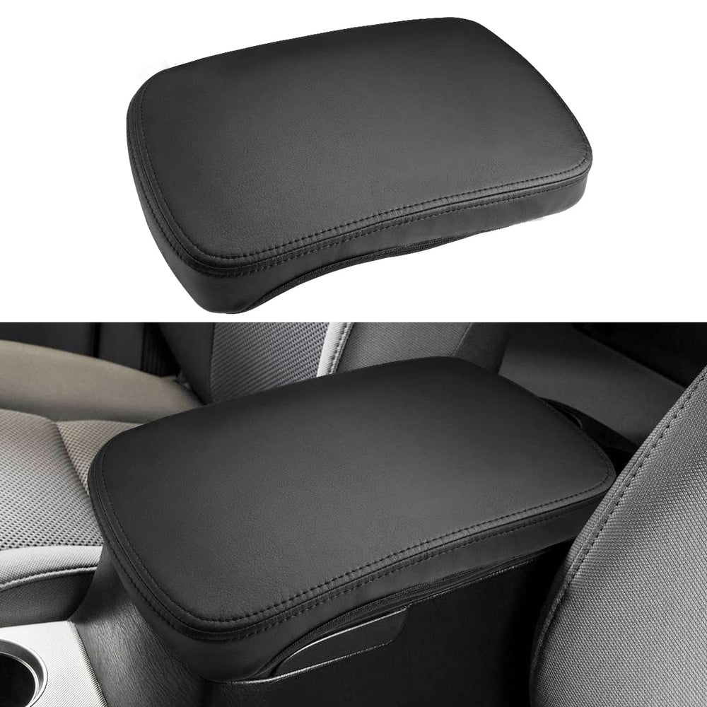 INTGET front view of Tacoma console cover showing clean fit and protection