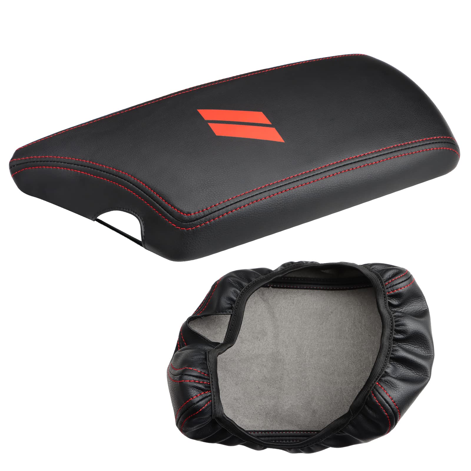 INTGET top-down view of armrest covered protecting lid from spills