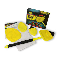 Invisible Glass front packaging showing tool kit and components for clear storage