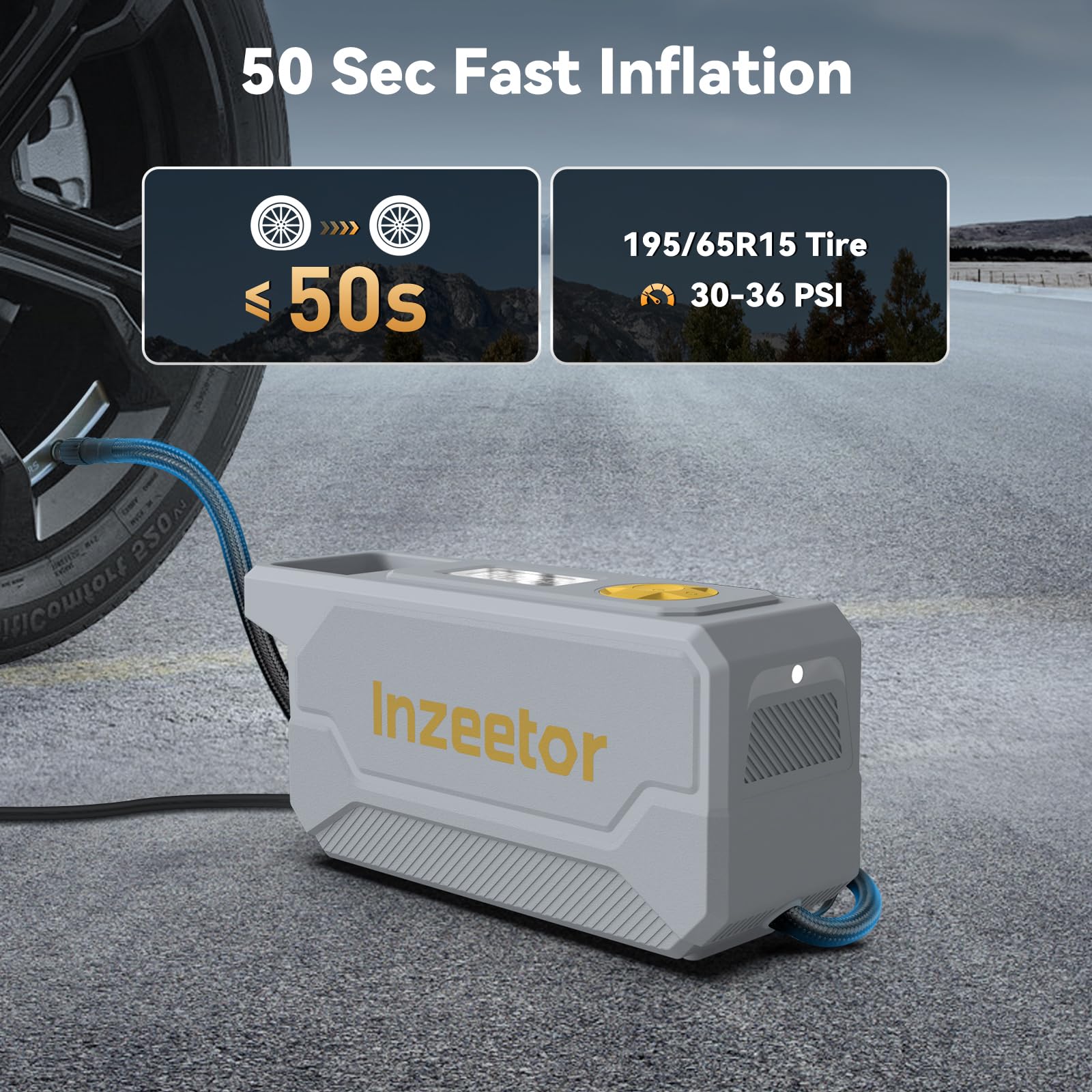 inzeetor close-up of digital display and buttons for precise pressure control