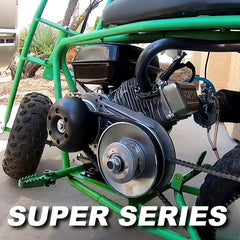 IPARTS EXPERT torque converter mounted on go-kart demonstrating improved control