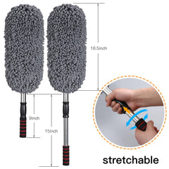 IPELY close-up of microfiber head highlighting soft fibers and safe cleaning