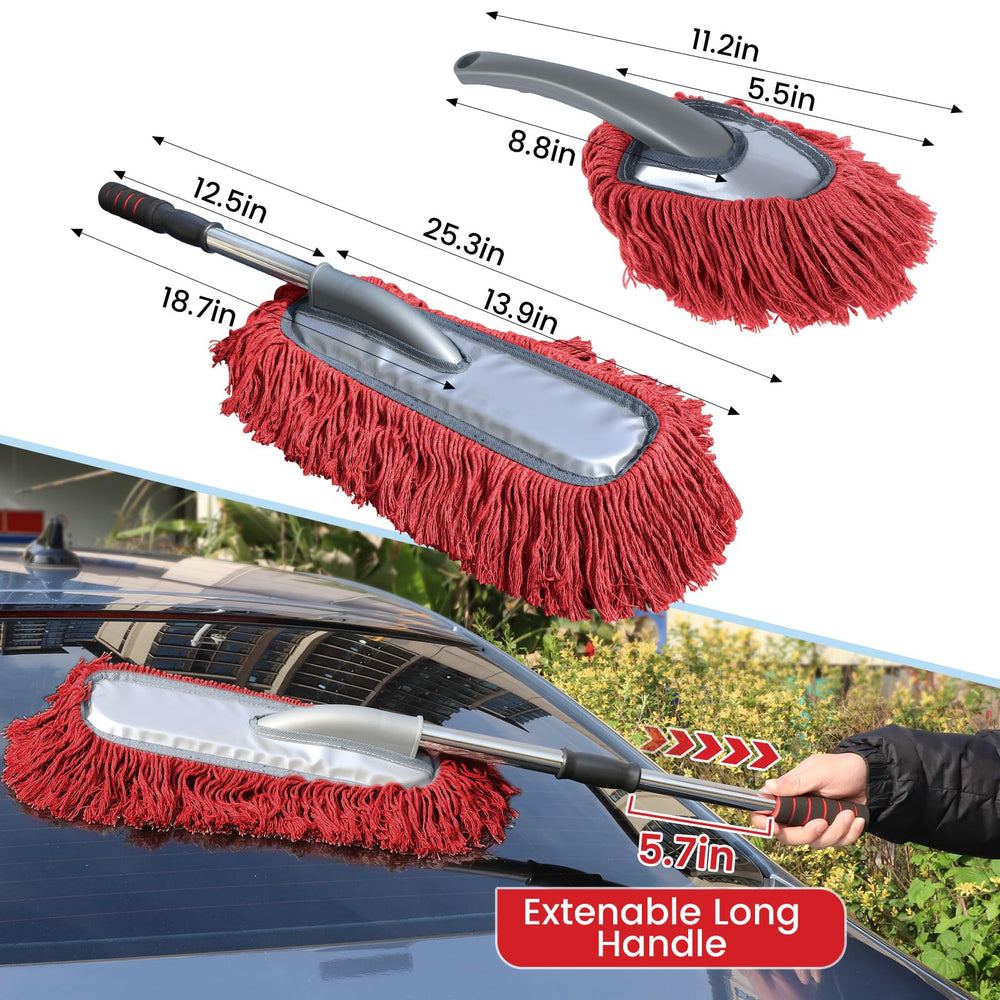 IPELY duster used on dashboard and vents for fast interior detailing