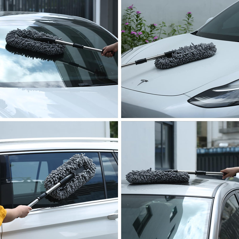 IPELY duster sweeping car dashboard protecting surfaces from scratches