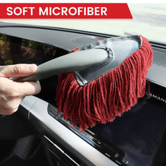 IPELY extendable handle fully extended demonstrating extra reach and control