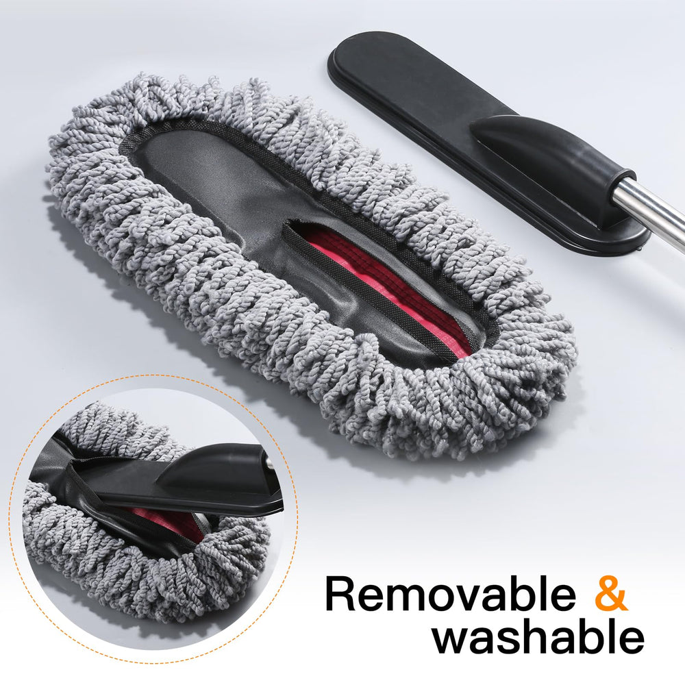 IPELY extendable handle extended to reach high spots for easier access
