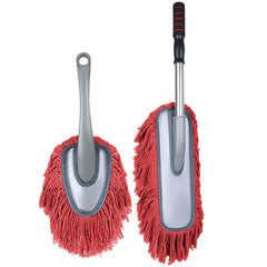IPELY large duster front view showing red head and handle for fast dust removal